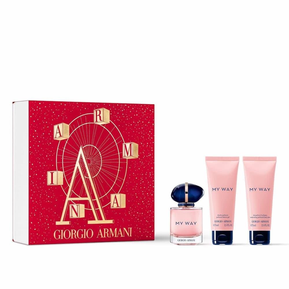 Giorgio Armani My Way 50ml EDP Gift Set + 75ml Body Lotion + 75ml Shower Gel - Perfume Oasis