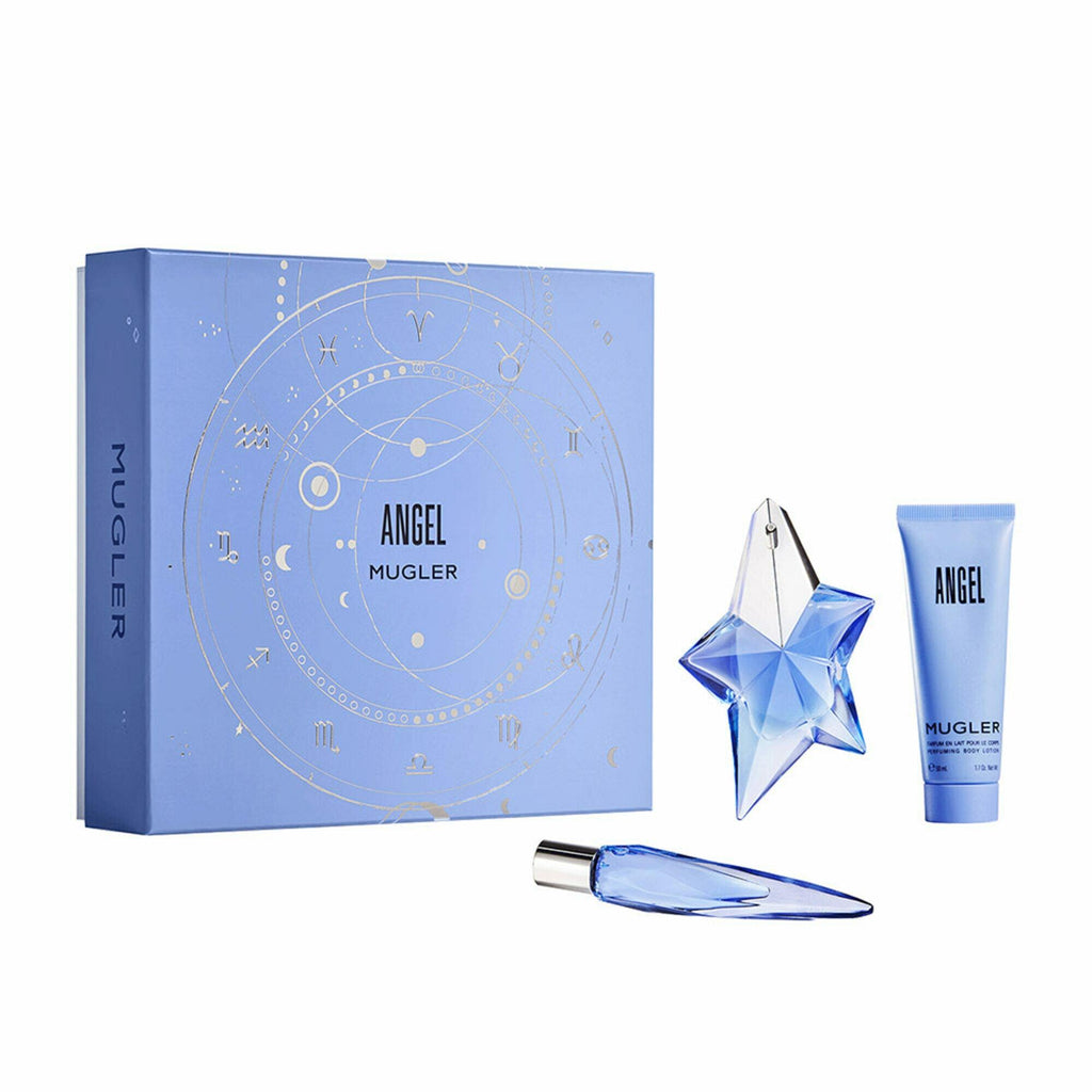 Mugler Angel Gift Set 50ml EDP + 10ml Mini EDP + 100ml Body Lotion - Perfume Oasis