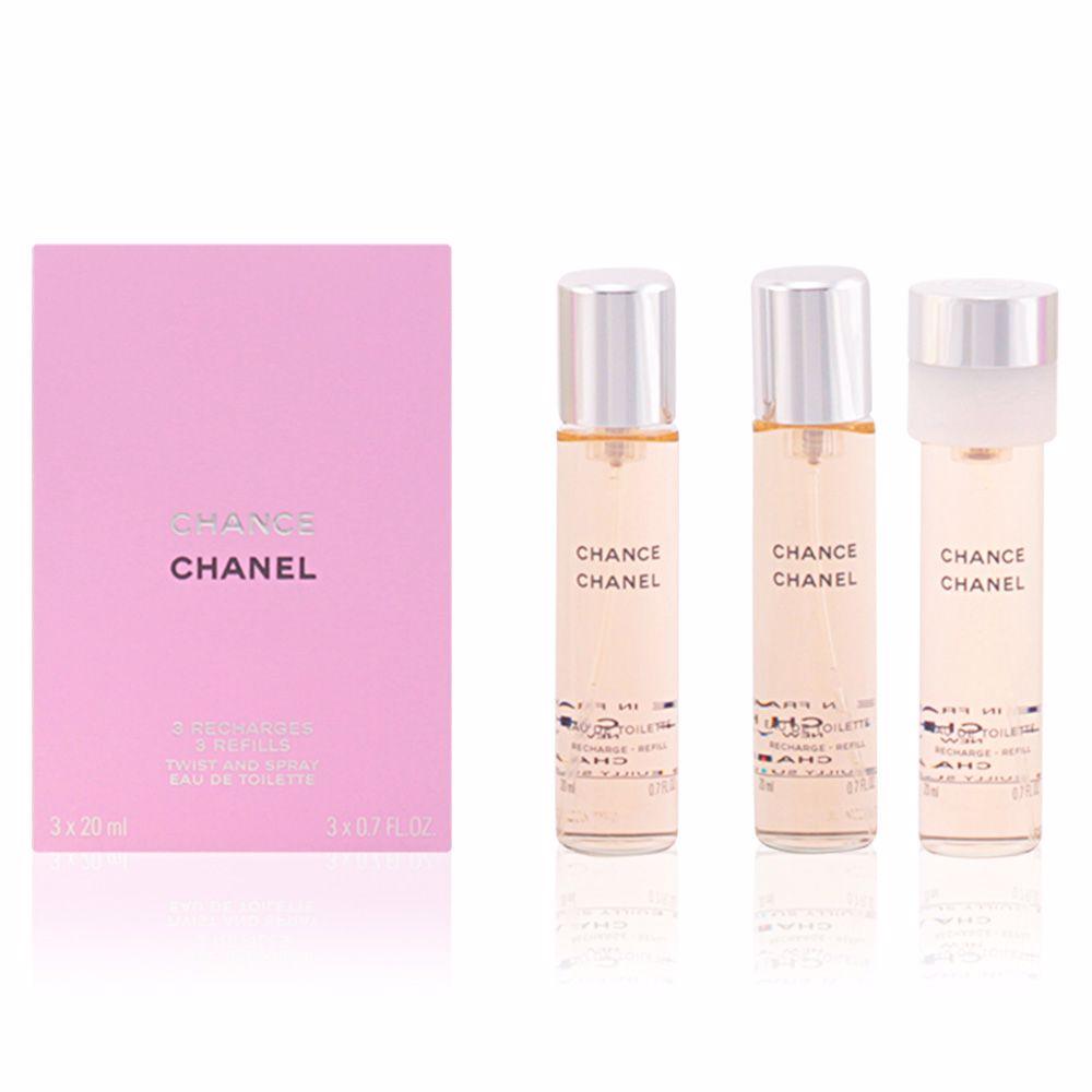 Chanel Chance EDT 3 x 20ml Refills Twist & Spray - Perfume Oasis