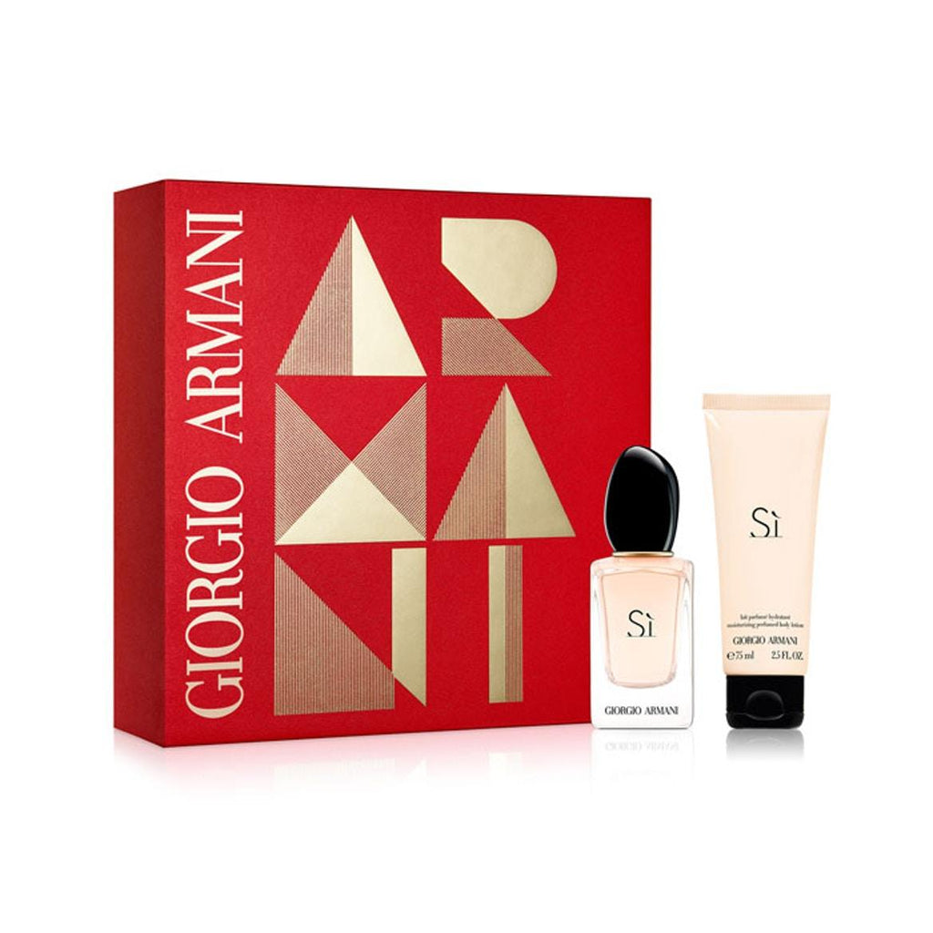 Giorgio Armani Si Gift Set 30ml EDP Spray + 75ml Body Lotion - Perfume Oasis