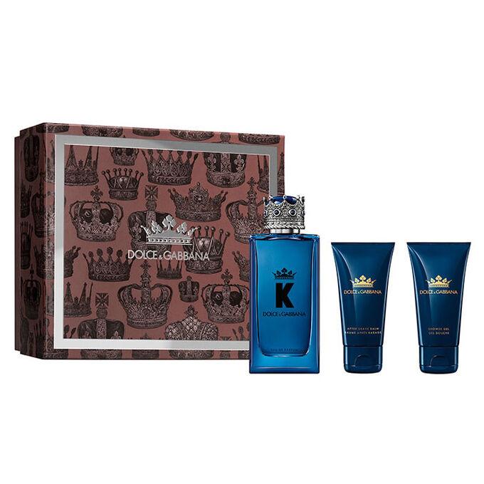 Dolce & Gabbana K 100ml EDP Spray for Men Gift Set of 3PCs - Perfume Oasis