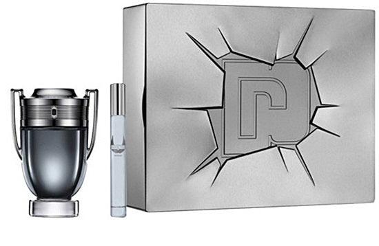 Paco Rabanne Invictus Intense Gift Set for Men 100ml EDT + 10ml Mini EDT Spray - Perfume Oasis