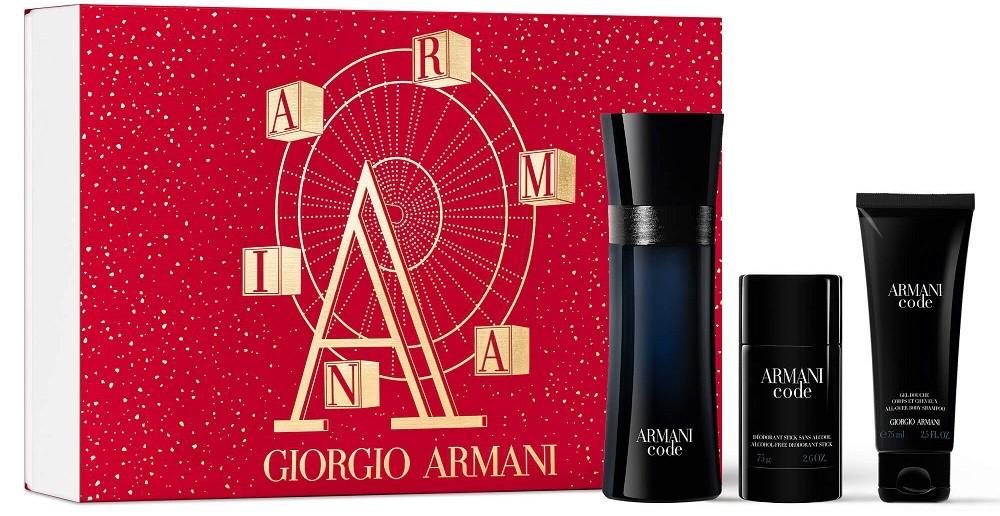 Armani Code 125ml EDT Gift Set for Men 3 Pieces - Perfume Oasis