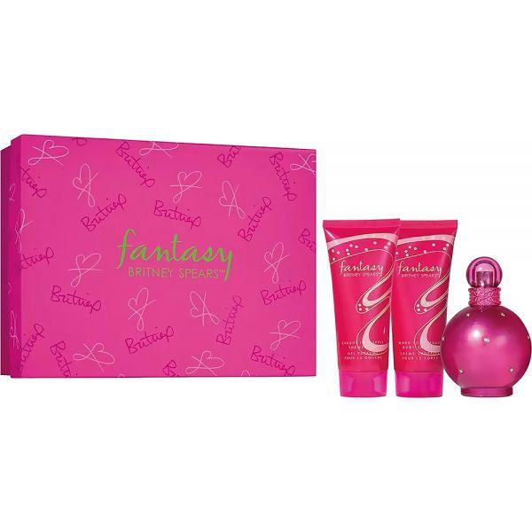 Britney Spears Fantasy 100ml EDP Spray for Women Gift Set 3 PCs - Perfume Oasis