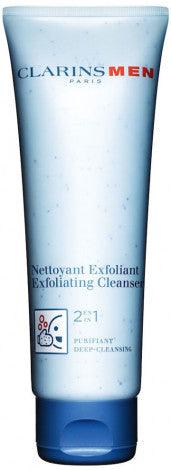 Clarins Men 2 in 1 Exfoliating Cleanser Face Scrub 125ml - Perfume Oasis