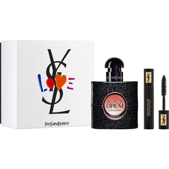 YSL Black Opium 30ml EDP Spray Gift Set + YSL Mascara - Perfume Oasis