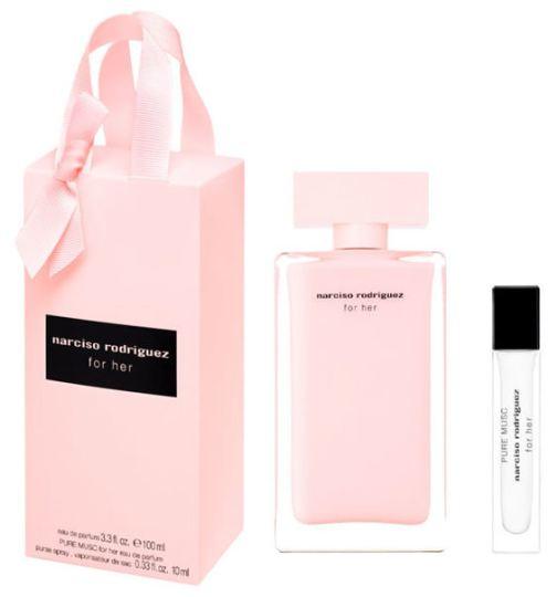 Narciso Rodriguez EDP Set for Women 100ml EDP + 10ml Fleur Musc Mini EDP - Perfume Oasis