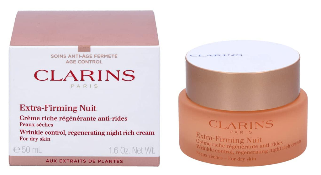 Clarins Extra-Firming Nuit Creme Riche for Dry Skin 50ml - Perfume Oasis