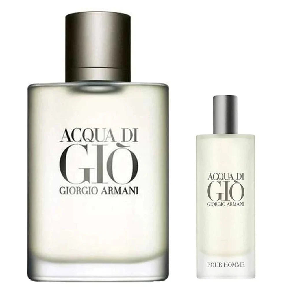 Giorgio Armani Acqua di Gio Men 100ml + 15ml EDT Gift Set - Perfume Oasis